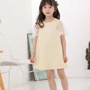 Girl Special Cooling Fabric Flower Summer Dress